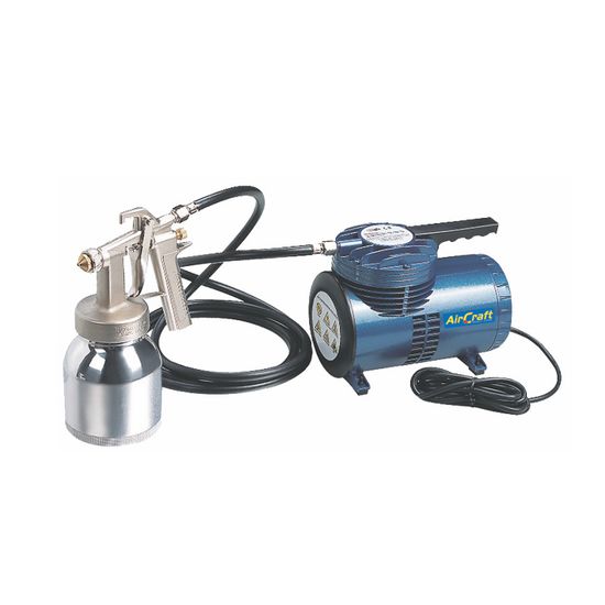 AIRCRAFT Compressor & Low Pressure Spray Gun Kit With Hose